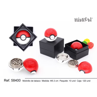 Grinder Hibron Pokeball 5,3cm